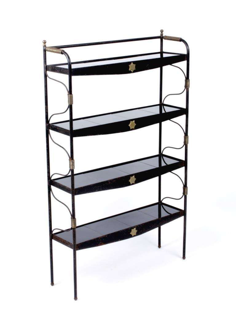 French Jacques Adnet Shelf For Sale