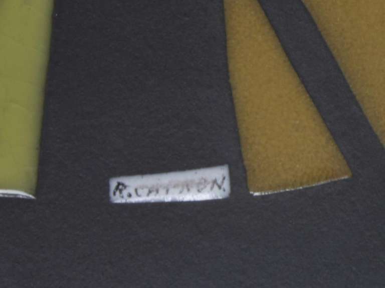 Milieu du XXe siècle Table Roger Capron en vente