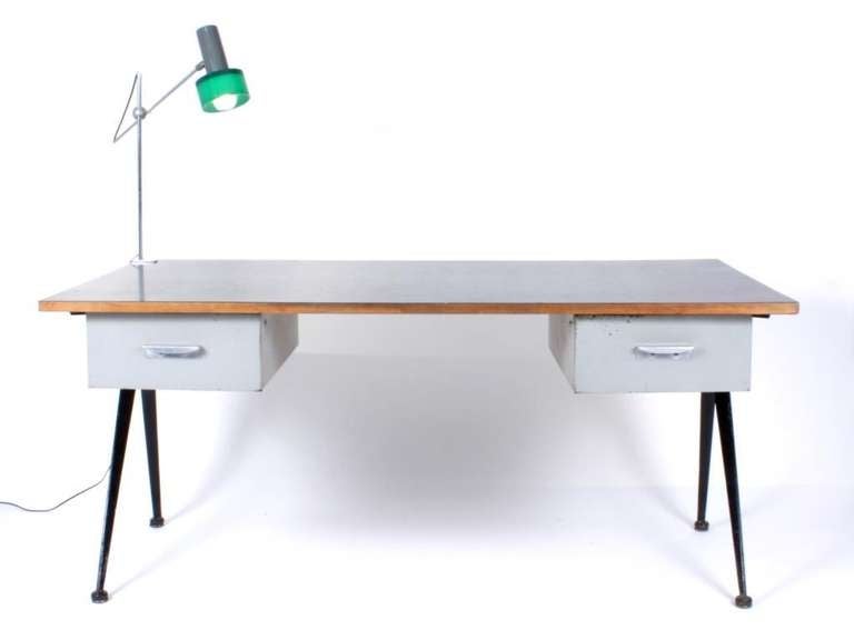 French Jean Prouvé Compas Desk For Sale