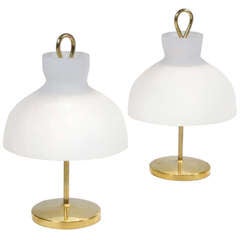 Arenzano Pair of Lamps Designed by Ignazio Gardella