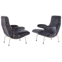 Erberto Carboni Armchairs Model Delfino