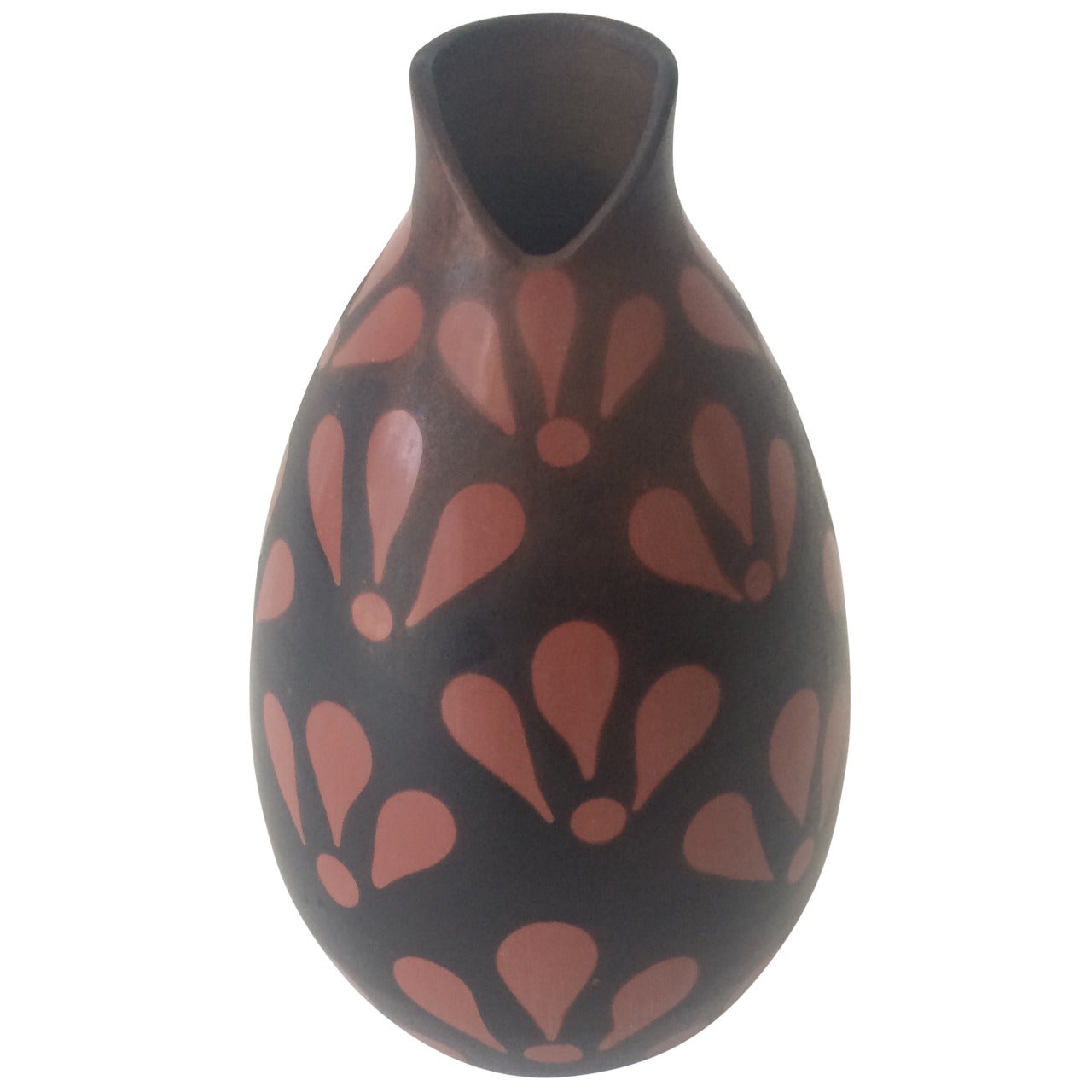 Hand-Painted Peruvian Ceramic Vase