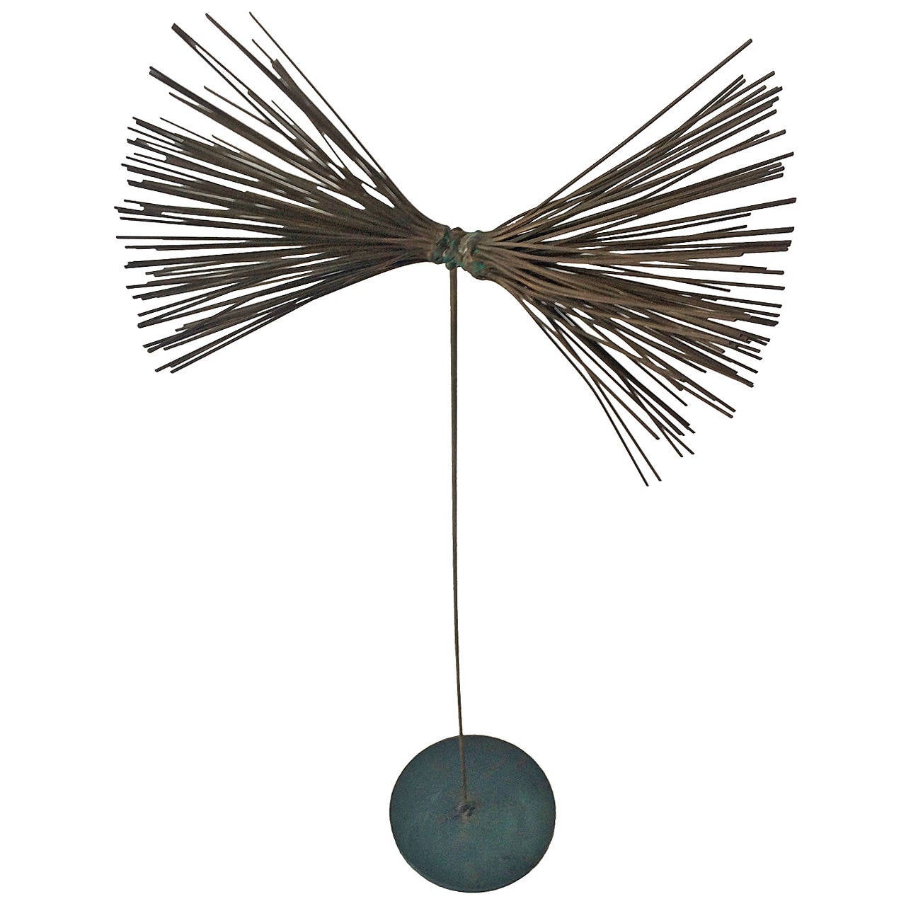Modern Brass Wire Sculpture, 1960s at 1stdibs
