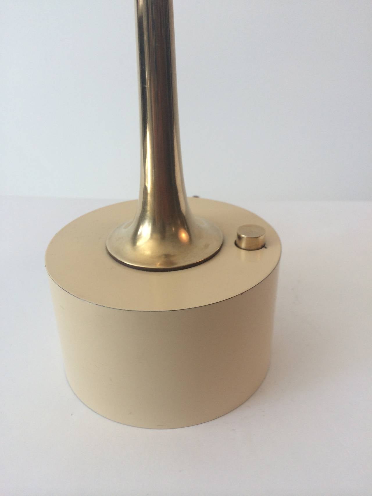 Angelo Lelli Brass Cobra Lamp 1