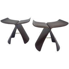 Pair of Butterfly Stools by Sori Yanagi 3
