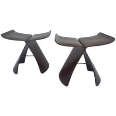 Pair of Butterfly Stools by Sori Yanagi