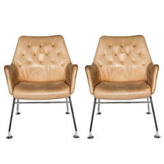 Pair of Scandinavian Dux Chairs