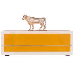 The Silver Cow Butter Dish