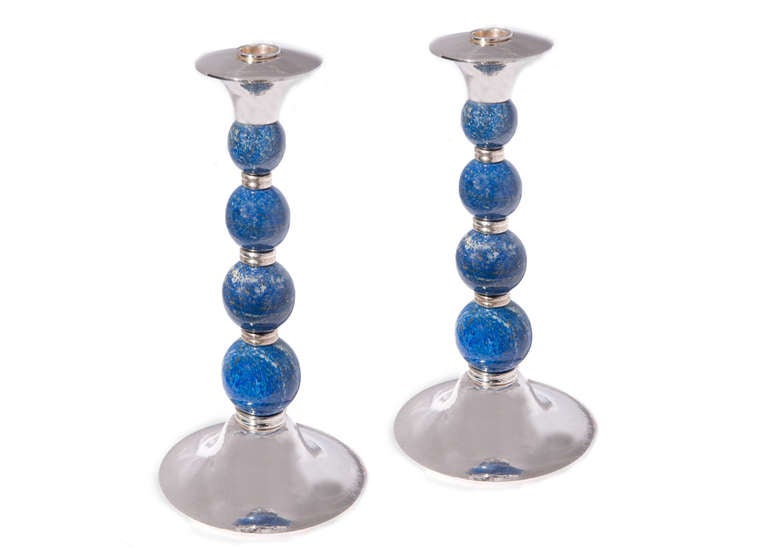 Lapis Candlesticks