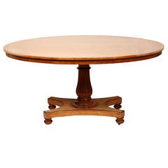 Oval Fruitwood Table Oval Fruitwood Table