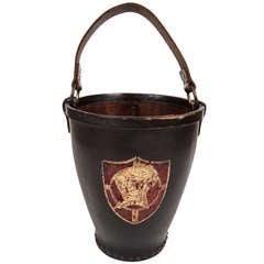 Antique Leather Fire Bucket