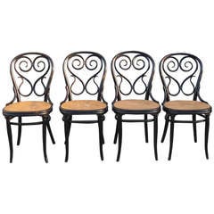 Set of Four Thonet Cafe Daum No. 4 Chairs