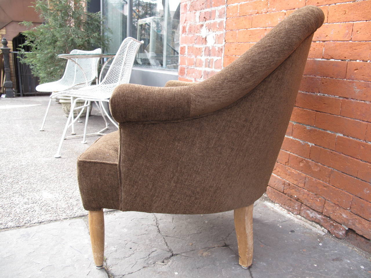 Mid-20th Century French Shellback Armchair