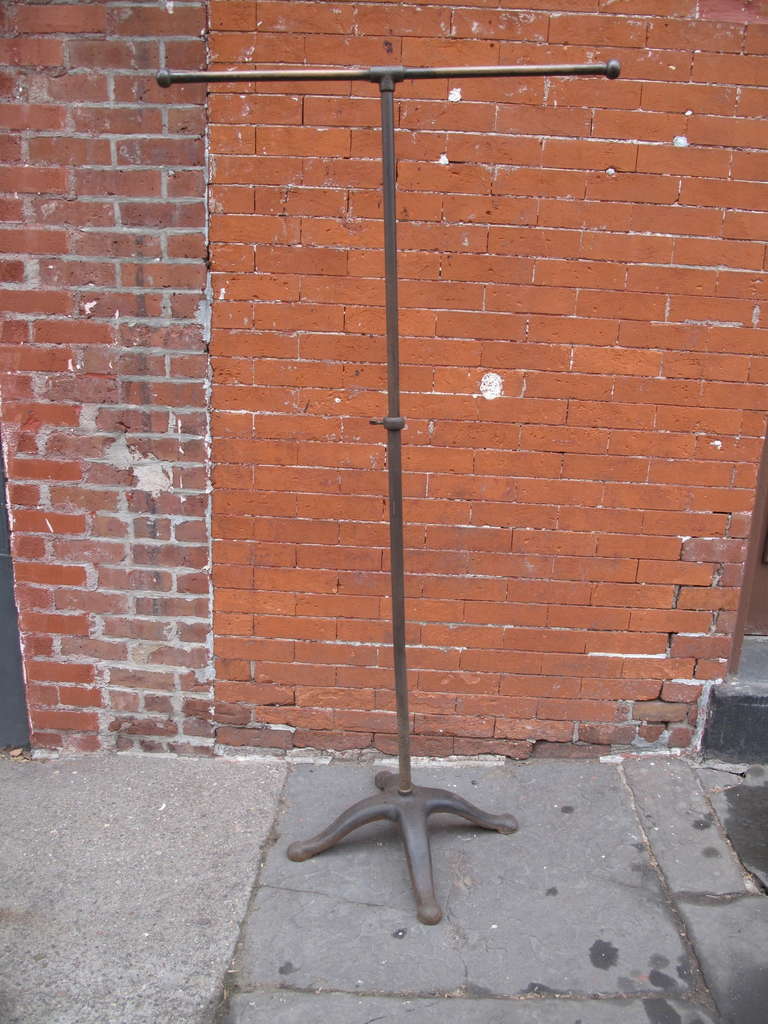 Adjustable Antique Clothing Rack at 1stDibs