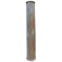 Galvanized Metal Column
