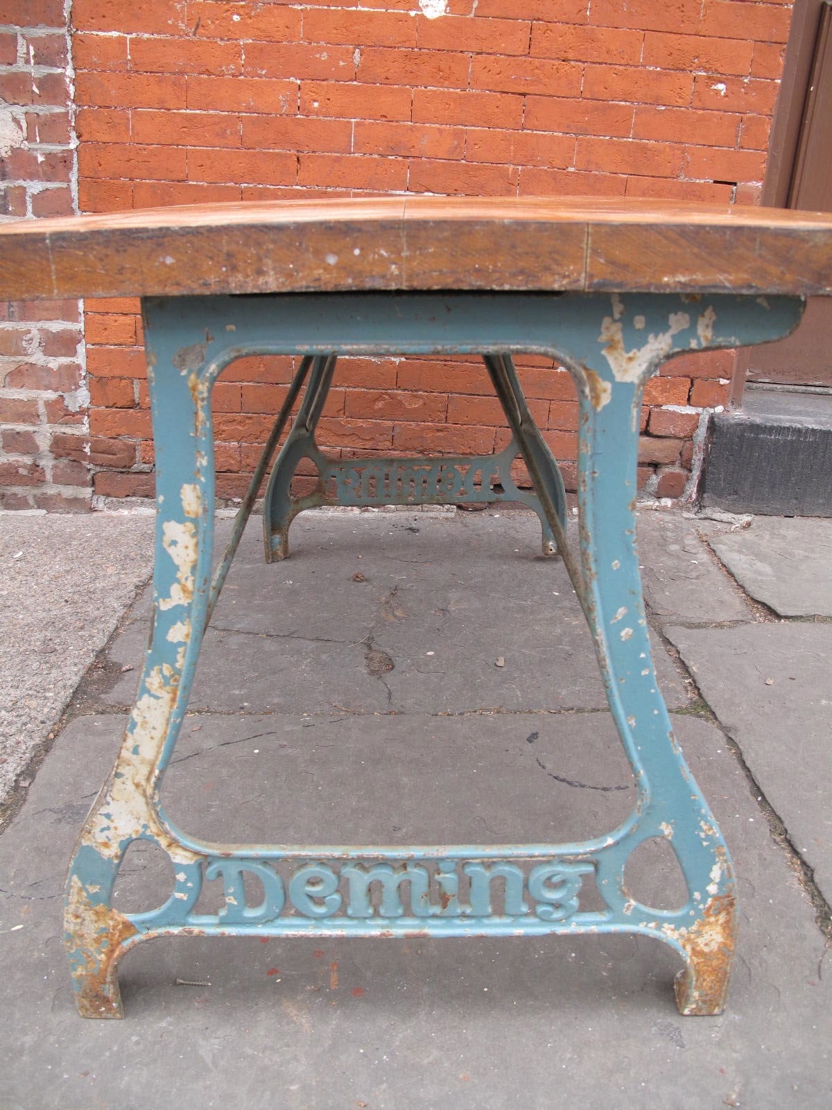 Deming Cast Iron Table For Sale 3