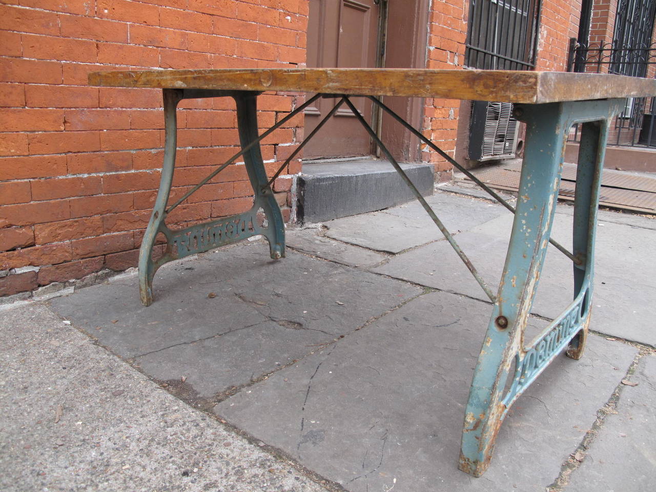 Deming Cast Iron Table For Sale 1
