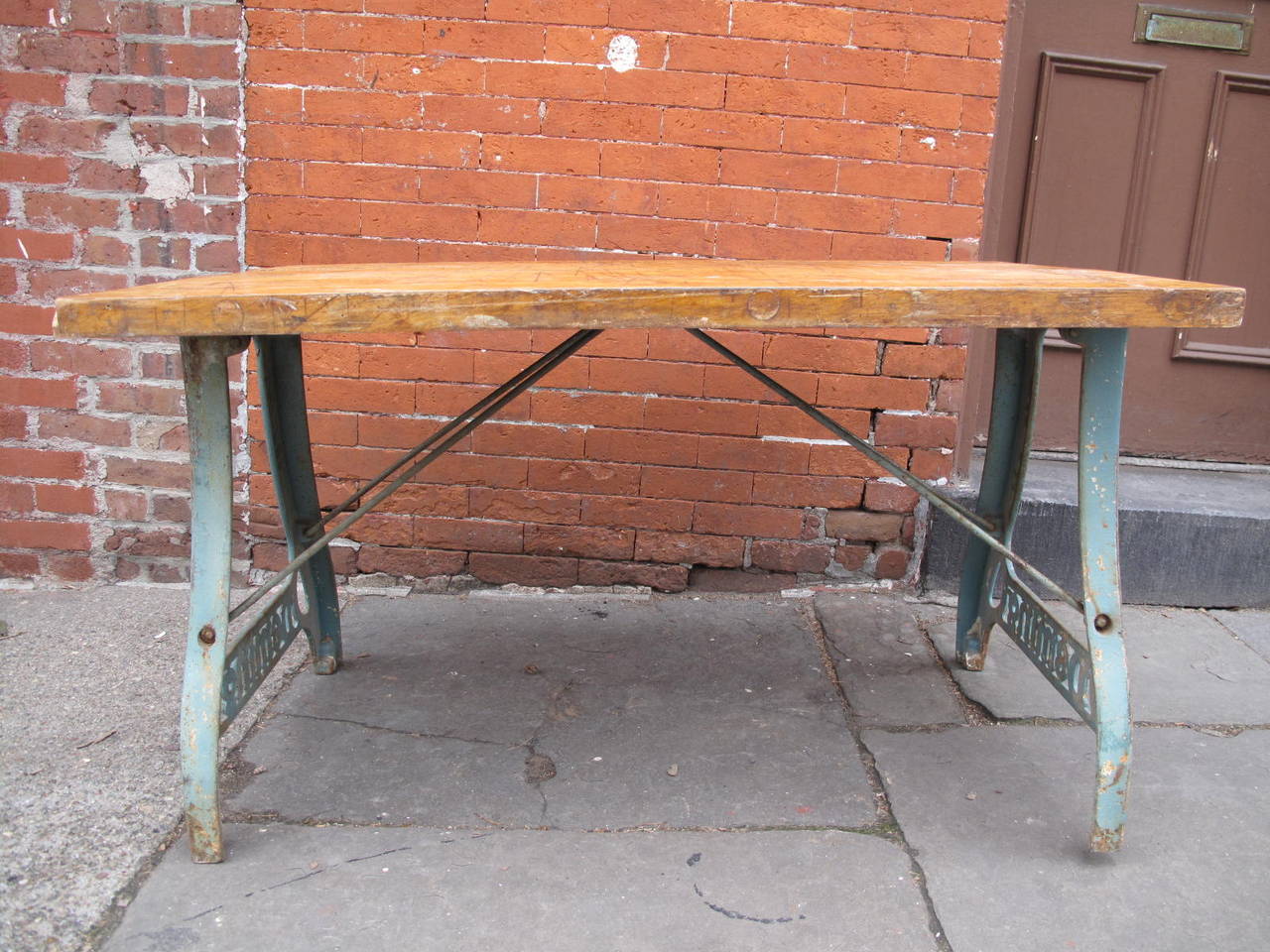 Deming Cast Iron Table For Sale 2