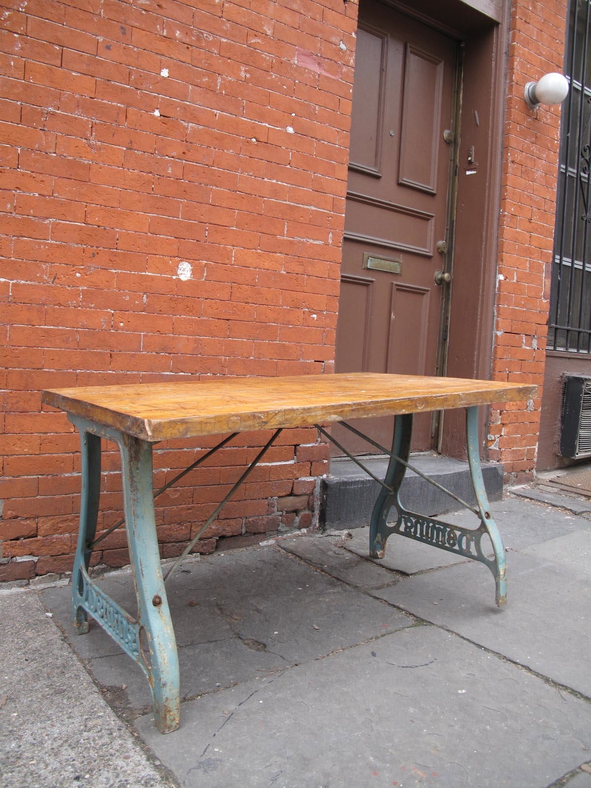 Deming Cast Iron Table For Sale 5