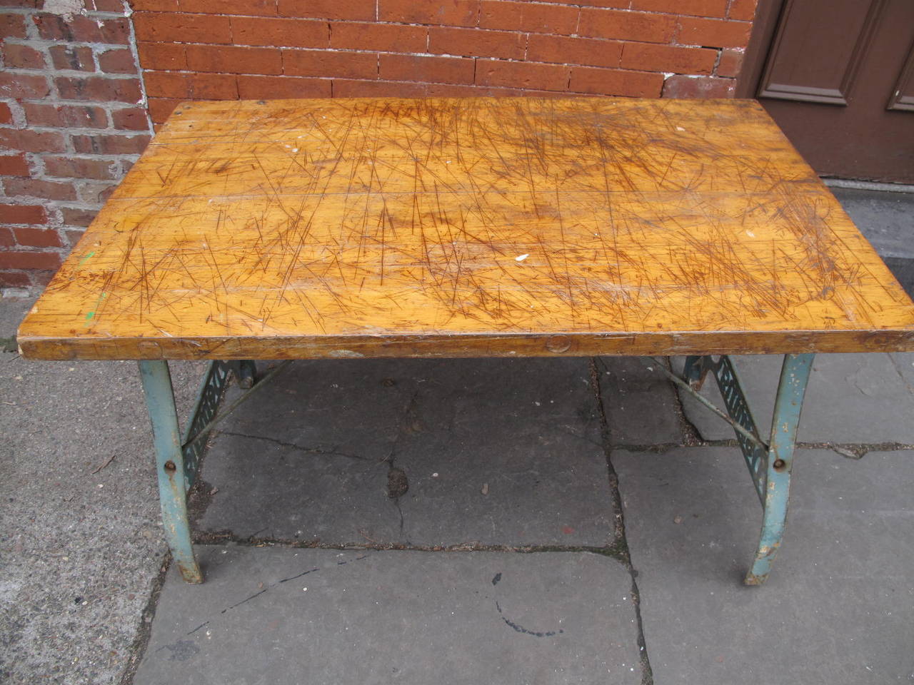 Deming Cast Iron Table For Sale 4