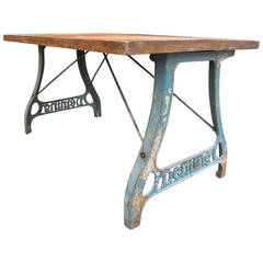 Deming Cast Iron Table