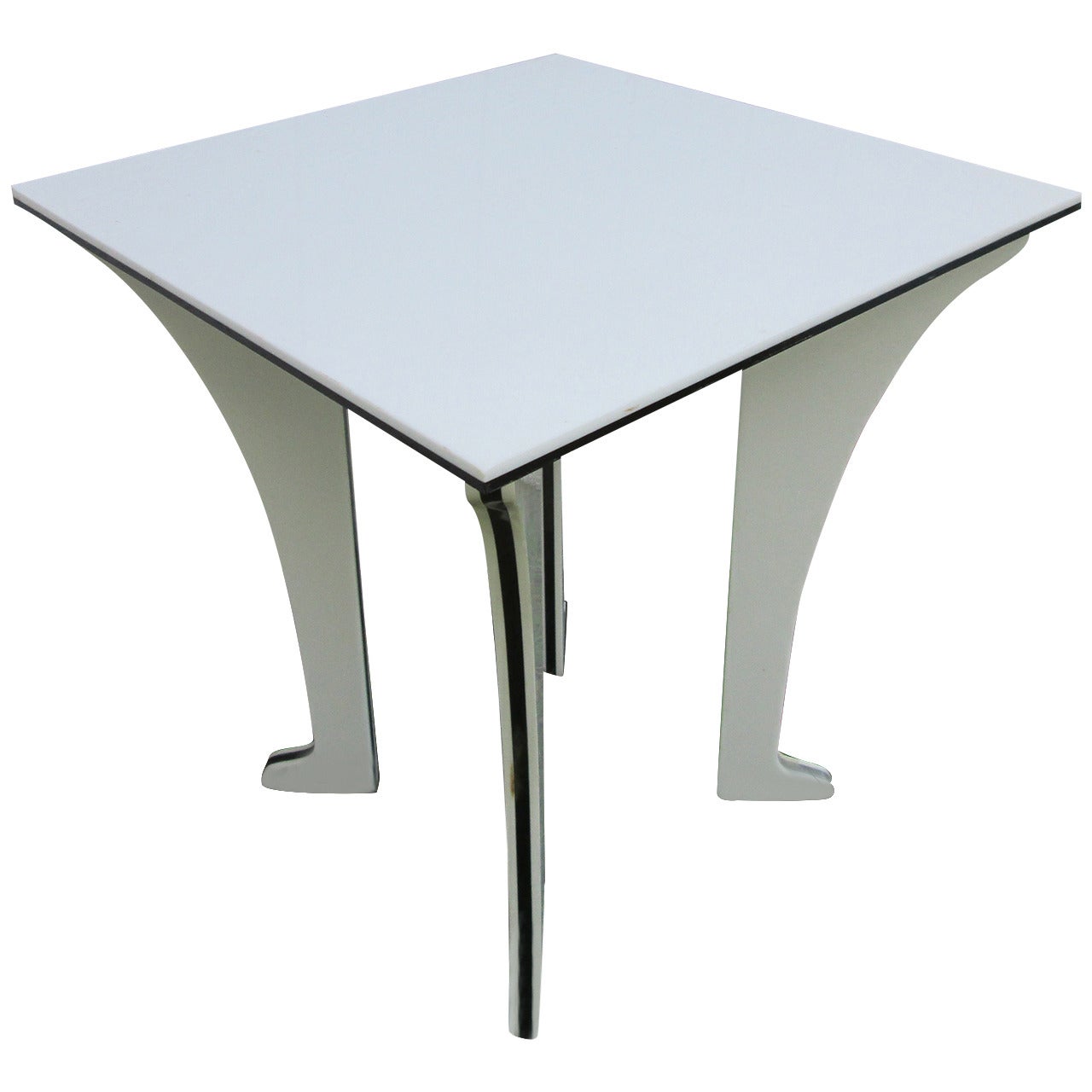Opaque Lucite Table For Sale