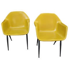 Used Mid-Century Modern Molded Fiberglass Chairs