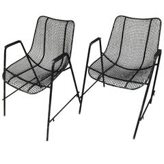 Pair of Woodard Sculptura Armchairs