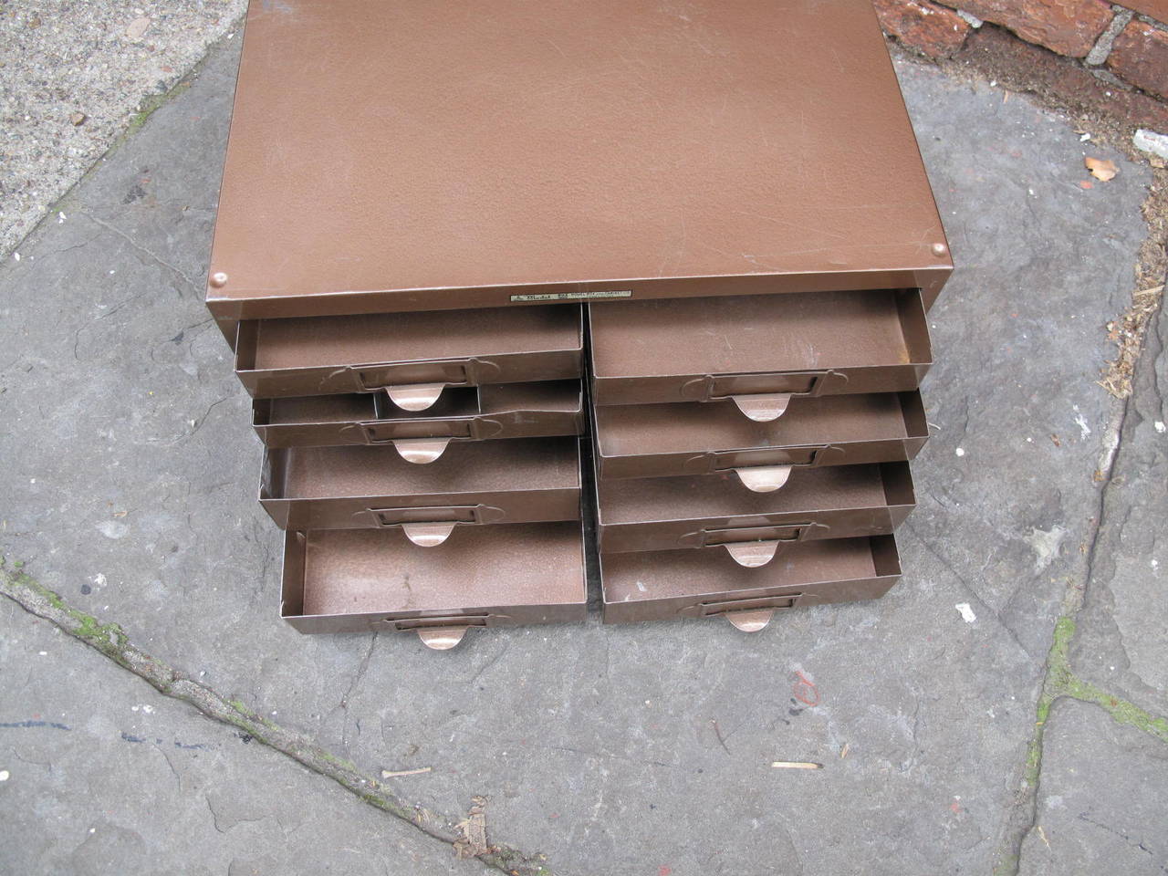 Bronze Hue Metal Toolbox by Model Box & Cabinet Co. 1