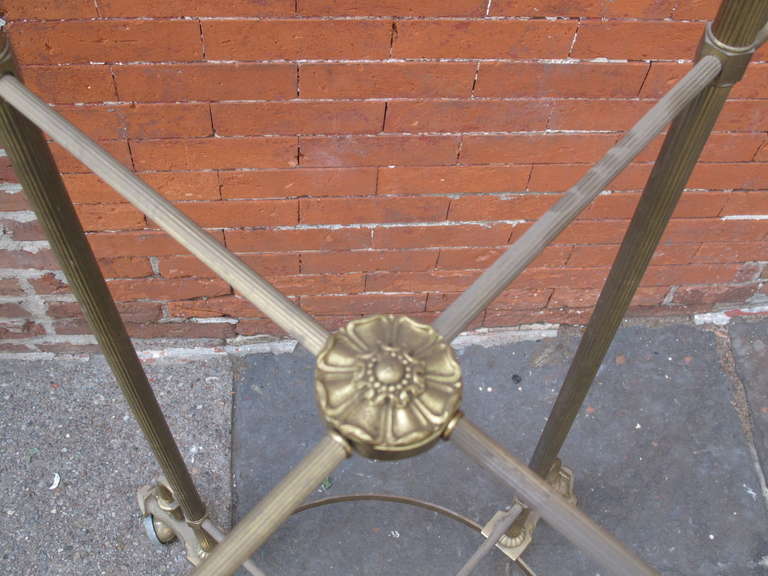 brass hanging rack