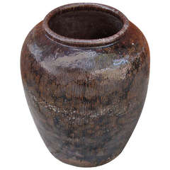 Chinese Glazed Rain Barrel