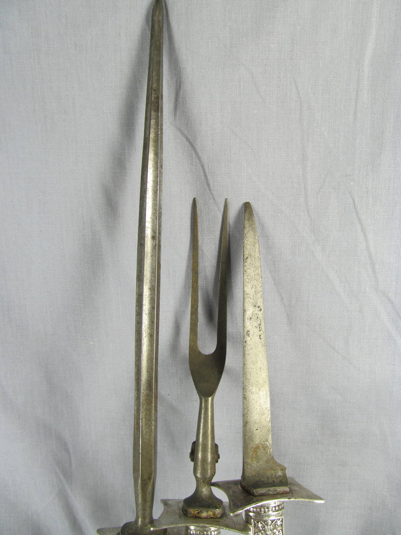 Sterling Gorham Old Medici Carving Set 3