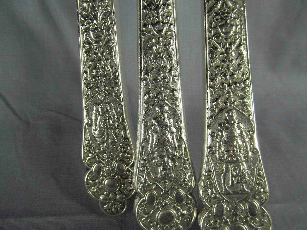 Sterling Gorham Old Medici Carving Set 2