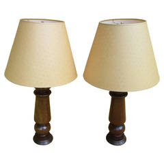 Pair of Piano Legs Converted to Lamps