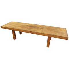 Modern Butcher Block Coffee Table