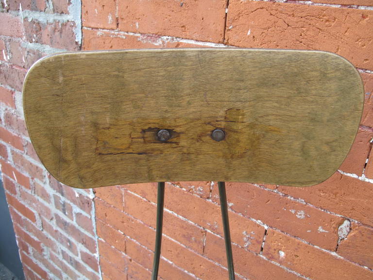 Mid-20th Century Industrial Toledo Drafting Stool