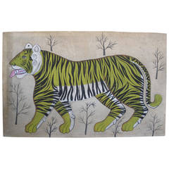 Bengal Tiger Painting on Linen