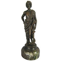 Bronze Figure of Greek God of Medicine, Asclepius