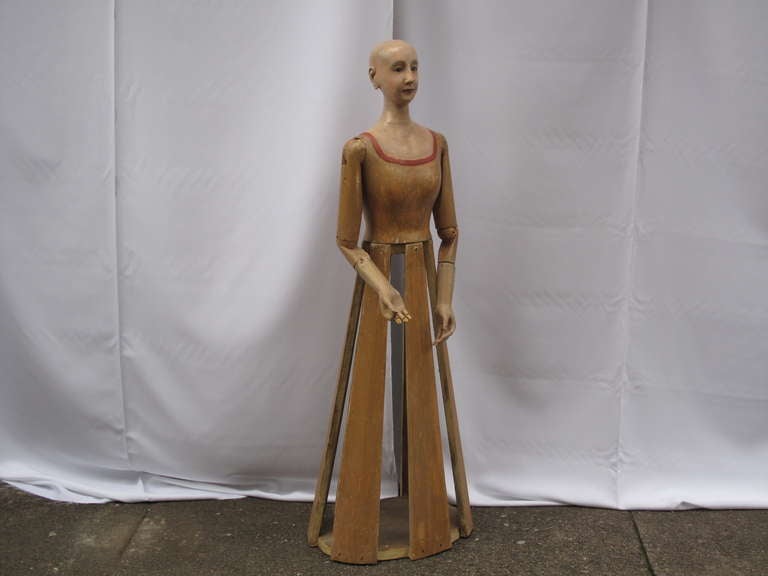 French Polychrome Display Mannequin
