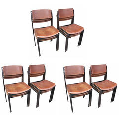 Midcentury Molded Plywood Stacking Chairs