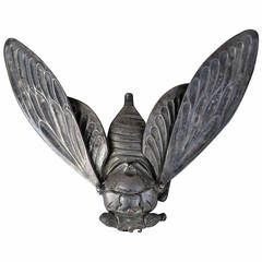 Sterling Articulating Cicada by Oleg Konstantinov