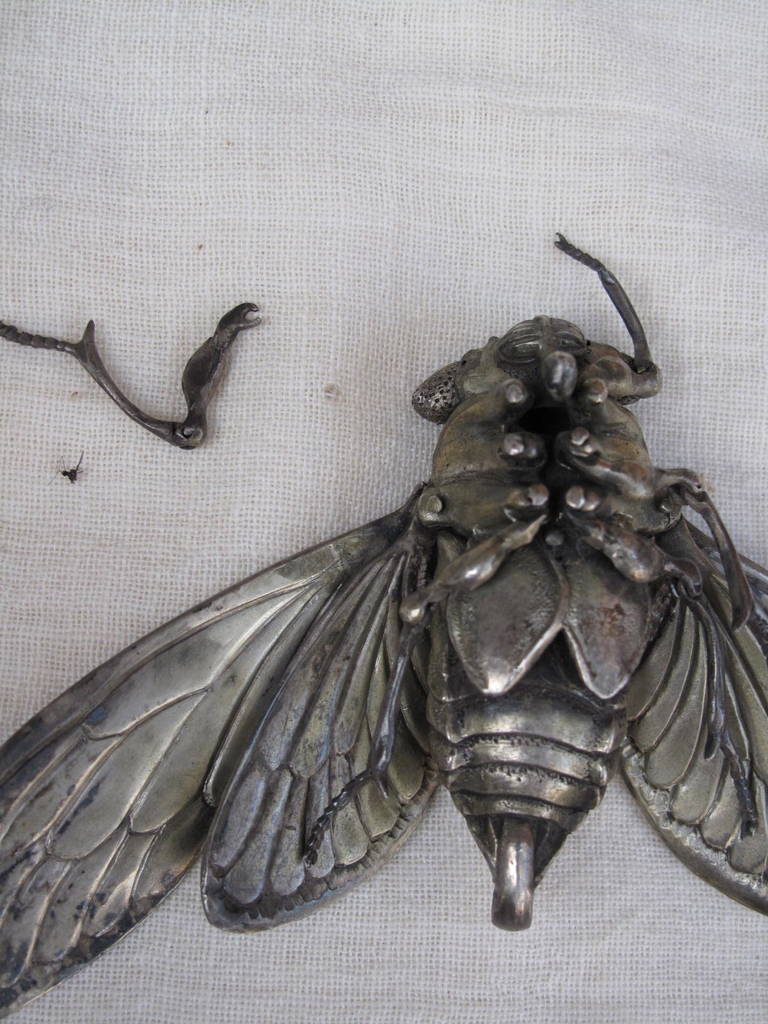 Sterling Articulating Cicada by Oleg Konstantinov 1