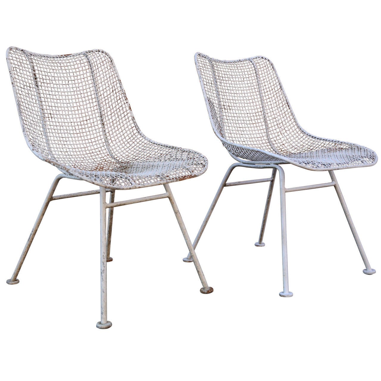 Pair of Woodard "Sculptura" Side Chairs at 1stdibs