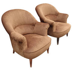 Pair of Shellback French Armchairs