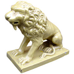 Seated Ceramic Lion