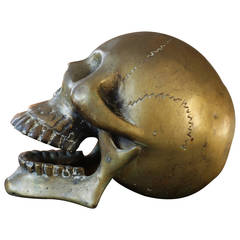 Handmade Brass Skull
