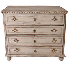 18th Century Painted Commode or Chest of Drawers 12