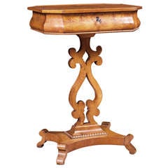Karl Johan, Biedermeier Side Table, Sweden, circa 1830 1