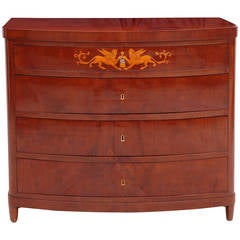 Danish Empire Chest of Drawers with Marquetry, circa 1810 9