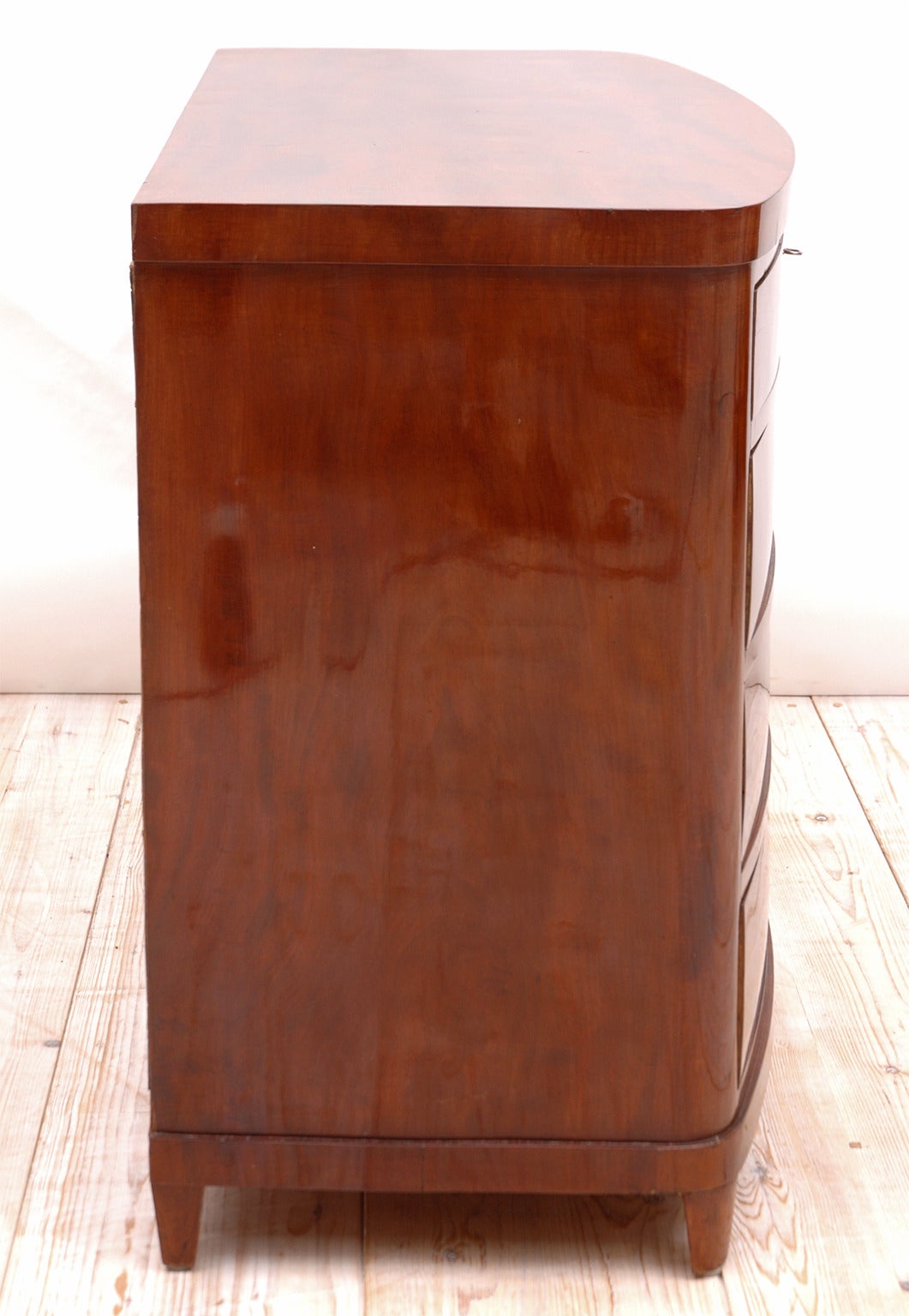 Early 19th Century Antique Empire Chest of Drawers in Cuban Mahogany with Interior Writing Surface For Sale